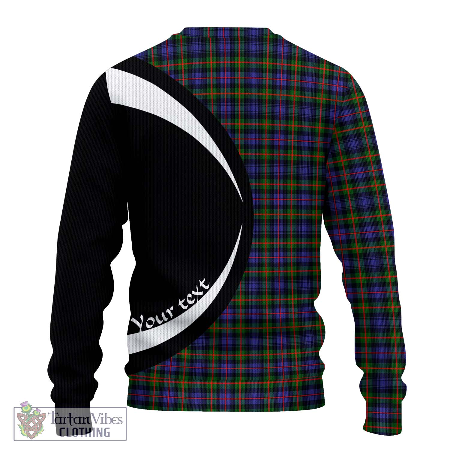 Fleming Tartan Ugly Sweater with Family Crest Circle Style - Tartan Vibes Clothing