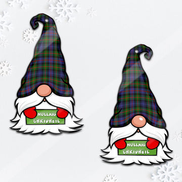 Fleming Gnome Christmas Ornament with His Tartan Christmas Hat