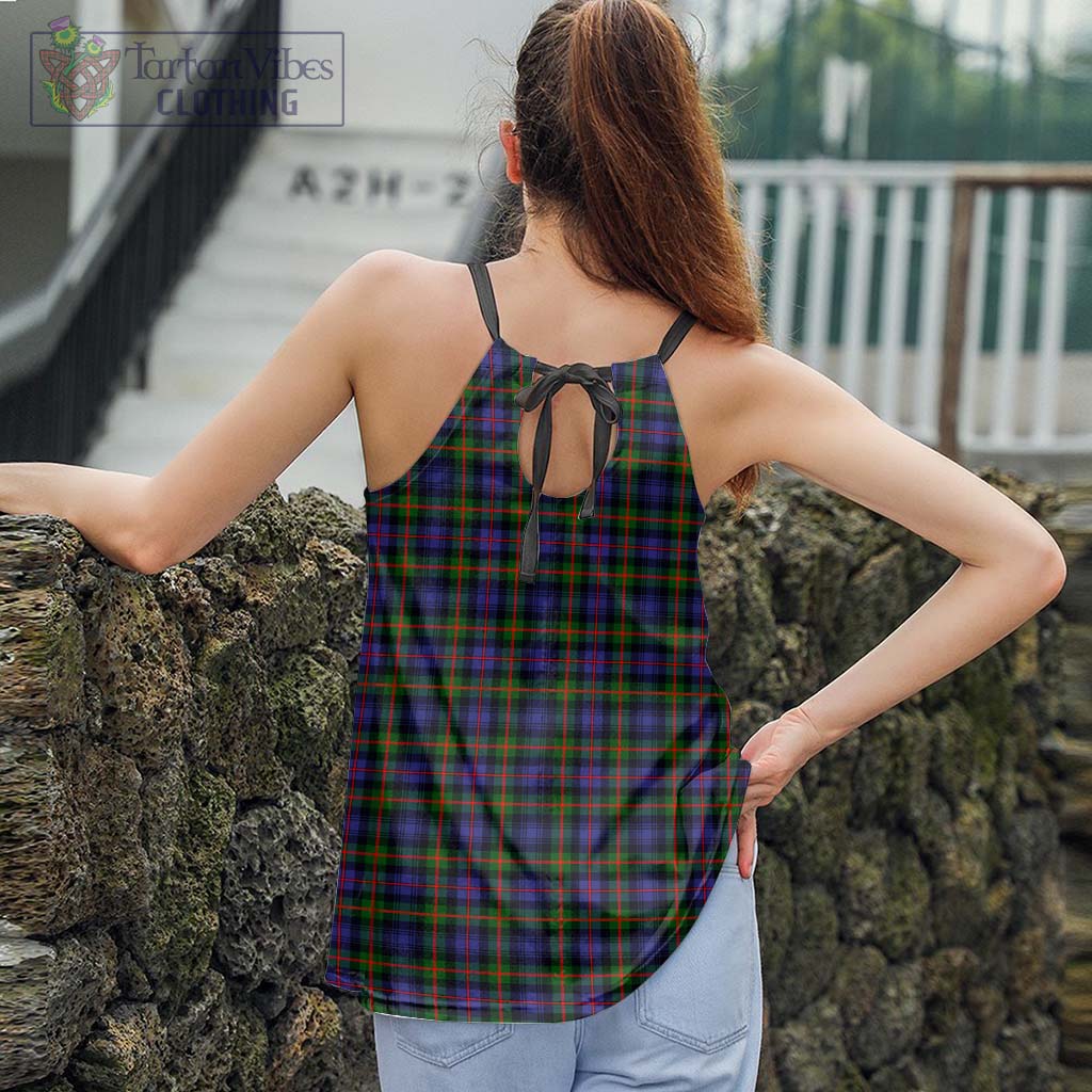 Tartan Vibes Clothing Fleming Tartan Loose Halter Neck Camisole