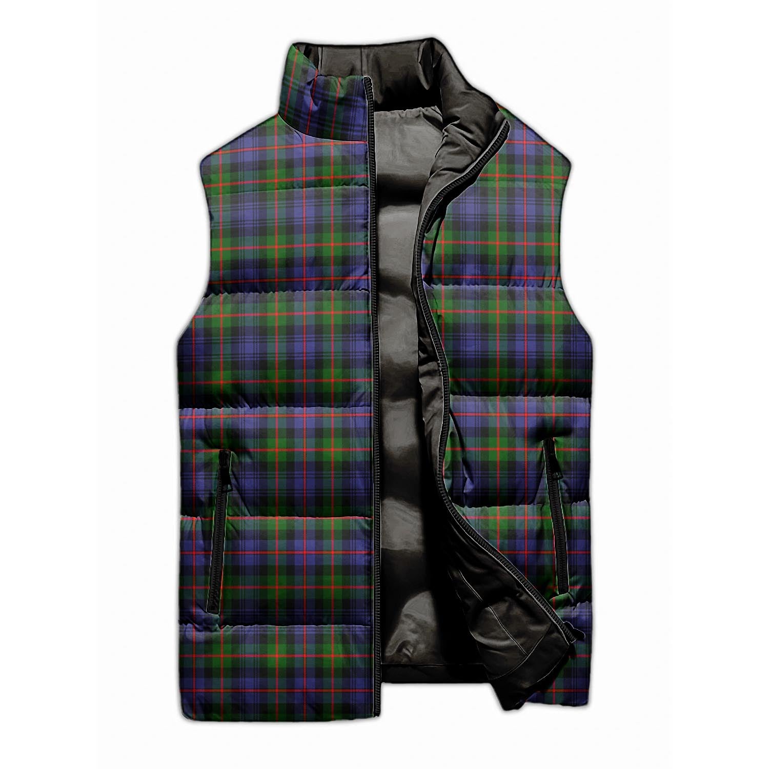 Fleming Tartan Sleeveless Puffer Jacket - Tartanvibesclothing