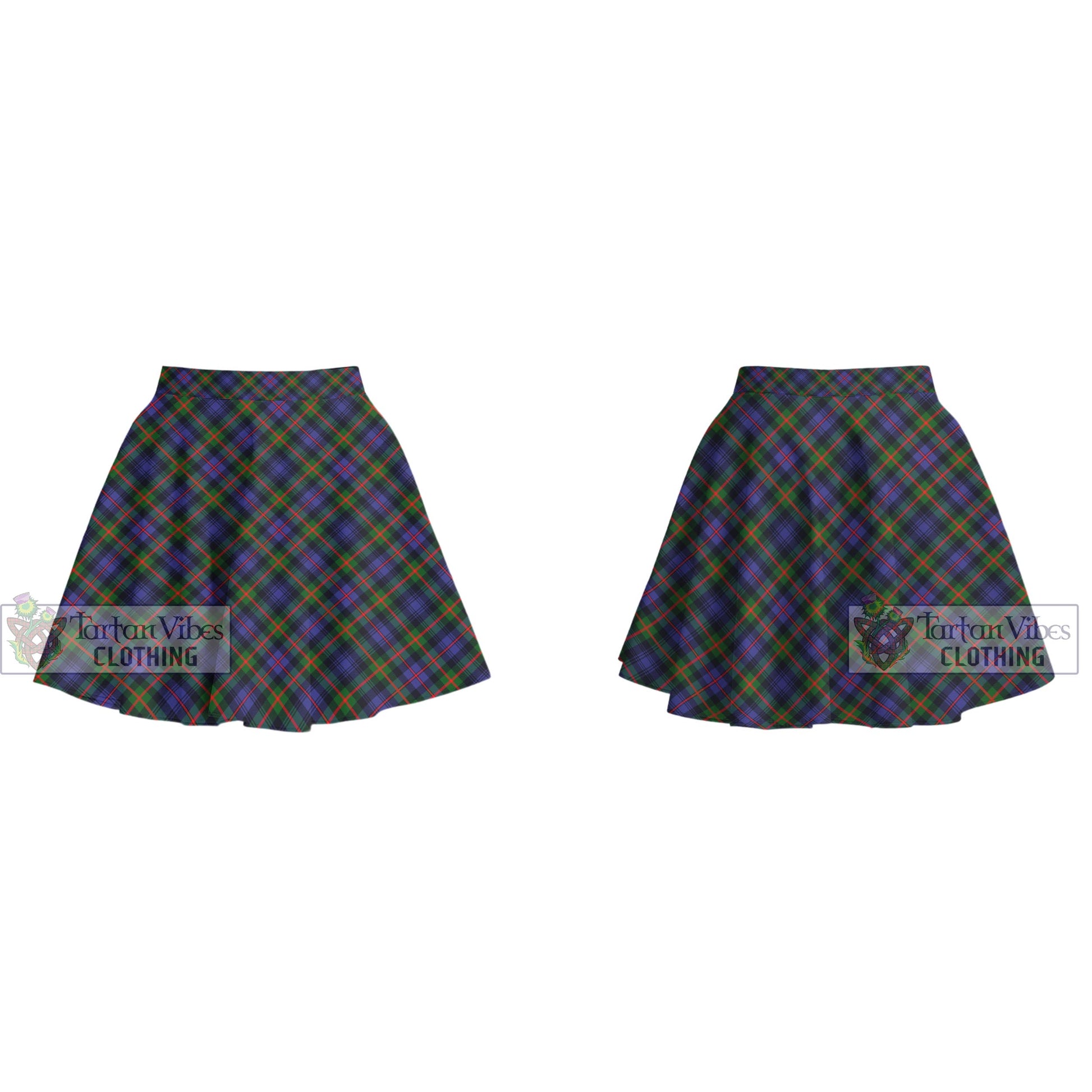 Tartan Vibes Clothing Fleming Tartan Women's Plated Mini Skirt