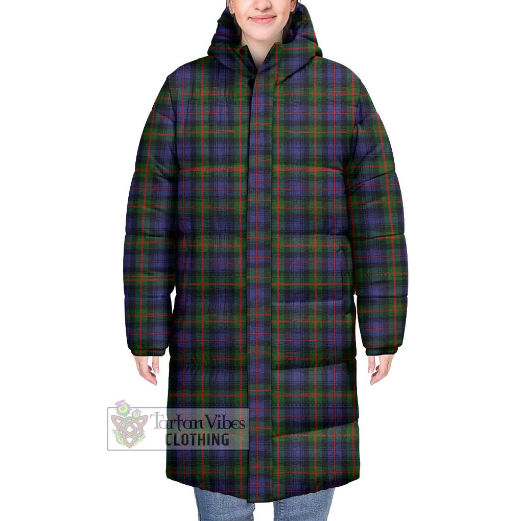 Tartan Vibes Clothing Fleming Tartan Long Down Jacket