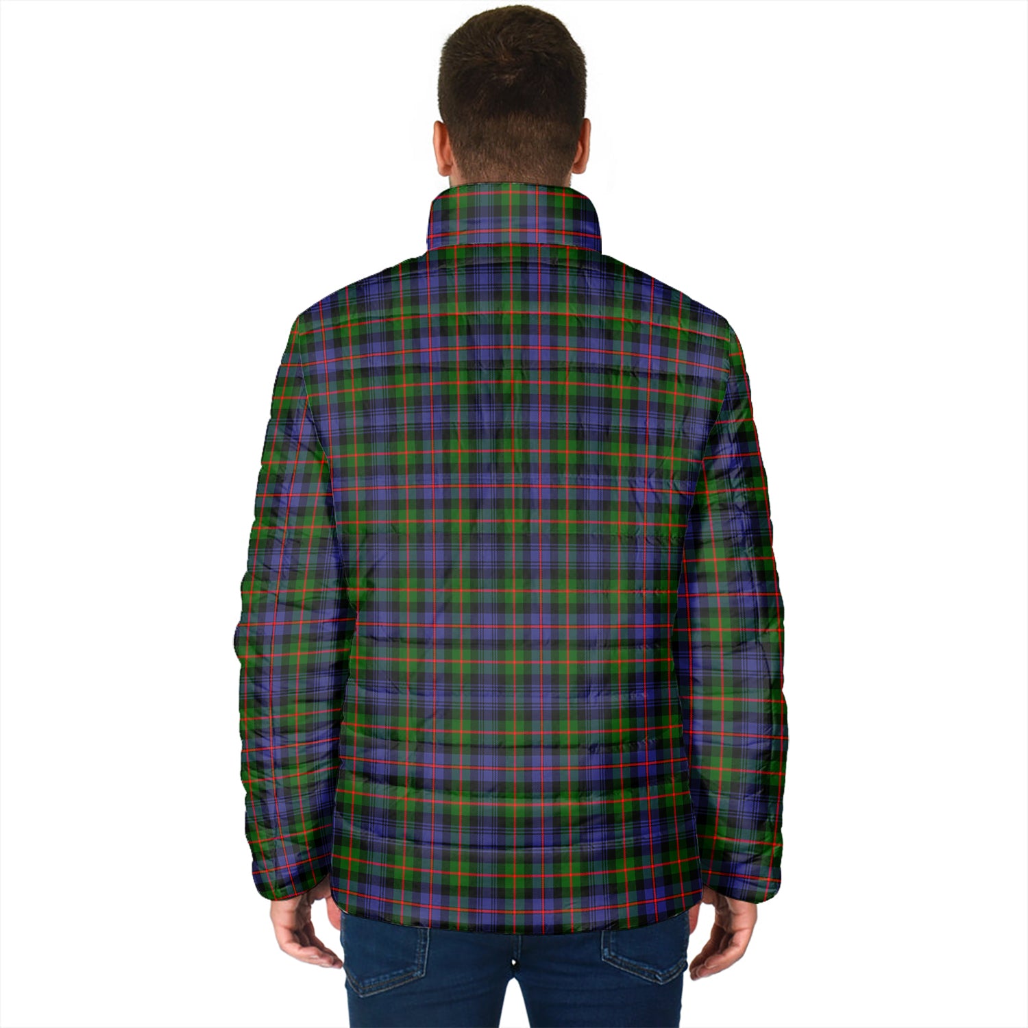 Fleming Tartan Padded Jacket with Family Crest - Tartan Vibes Clothing