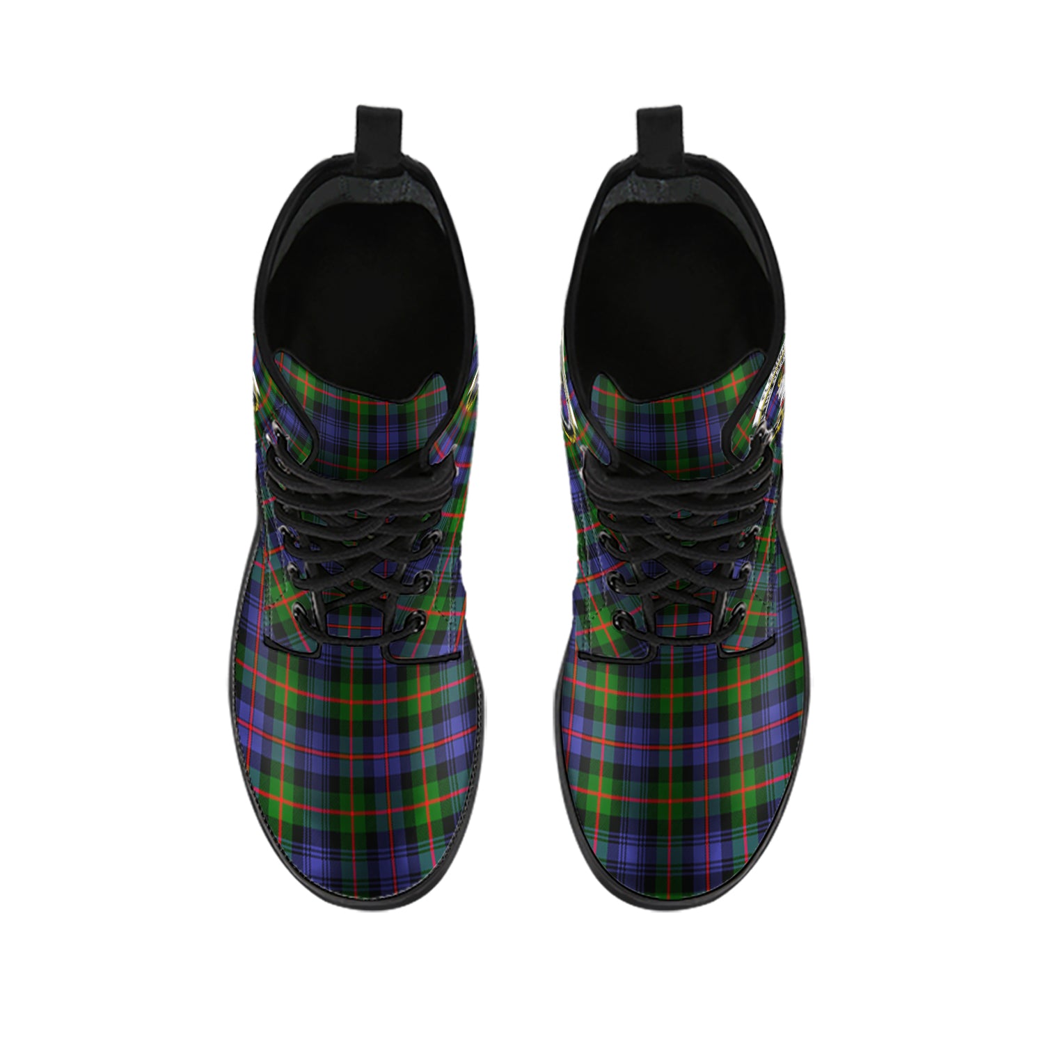 fleming-tartan-leather-boots-with-family-crest