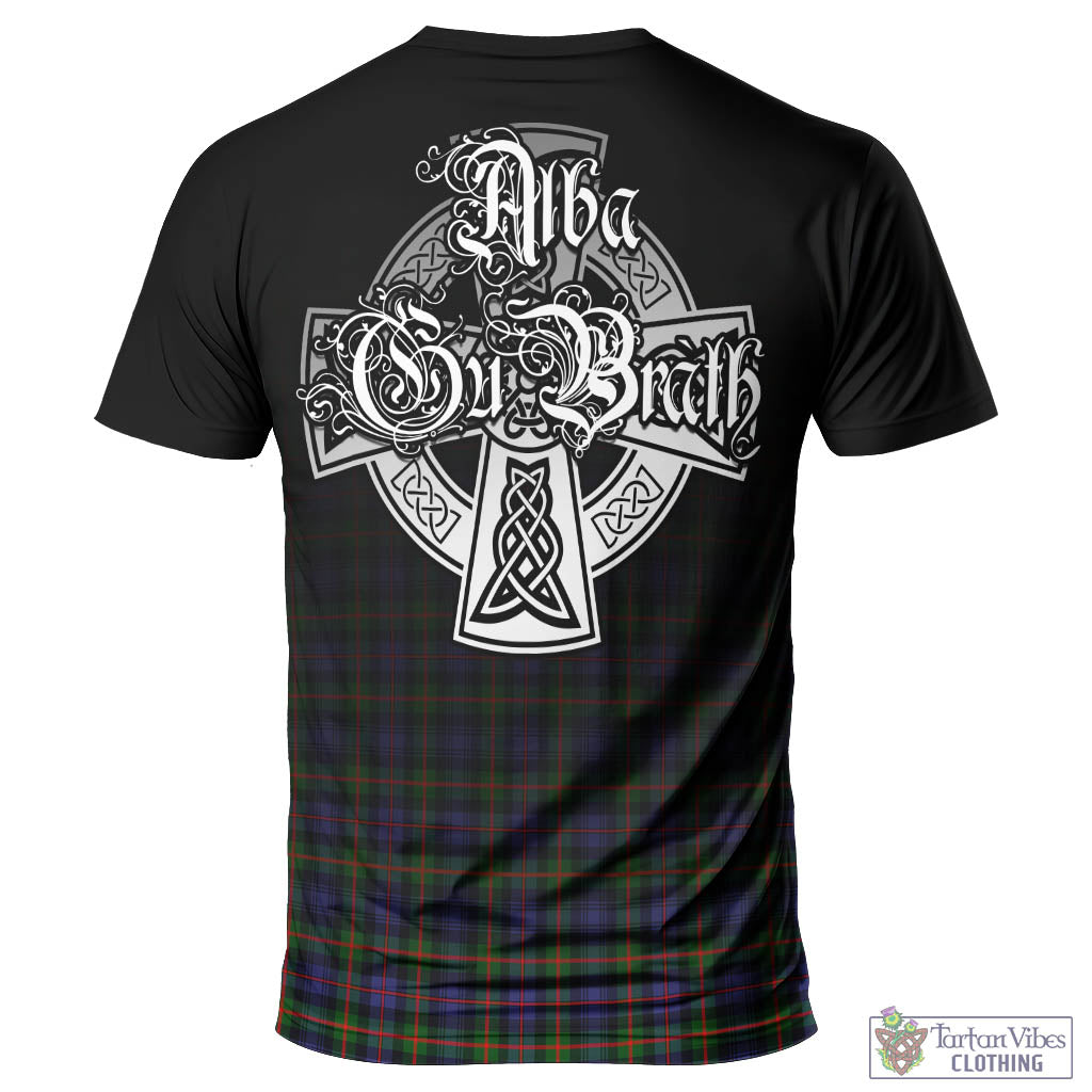 Tartan Vibes Clothing Fleming Tartan T-Shirt Featuring Alba Gu Brath Family Crest Celtic Inspired