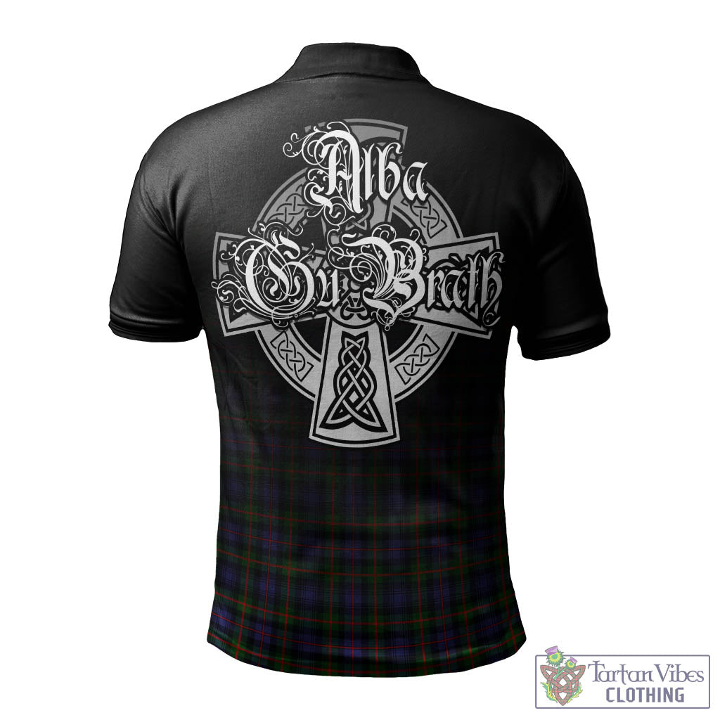 Tartan Vibes Clothing Fleming Tartan Polo Shirt Featuring Alba Gu Brath Family Crest Celtic Inspired