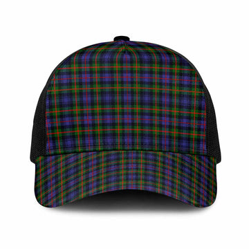 Fleming Tartan Mesh Trucker Cap One Size (Adjustable) Black - Tartan Vibes Clothing