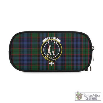 Fletcher Tartan Pen and Pencil Case with Family Crest