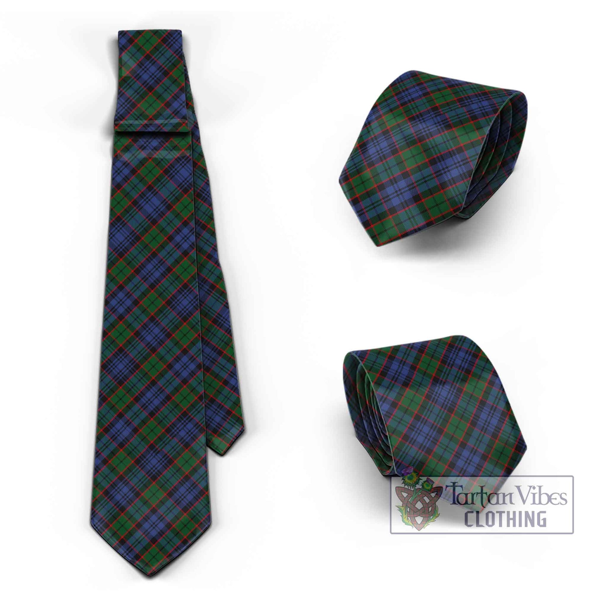 Tartan Vibes Clothing Fletcher Tartan Classic Necktie Cross Style