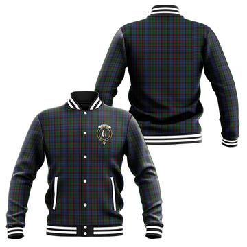 Fletcher Tartan Baseball Jacket with Family Crest