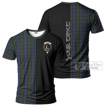 Fletcher Tartan T-Shirt with Family Crest and Half Of Me Style