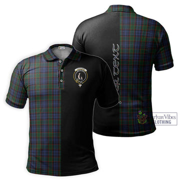 Fletcher Tartan Polo Shirt with Family Crest and Half Of Me Style