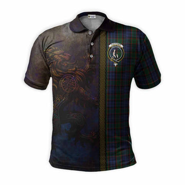 Fletcher Tartan Family Crest Polo Shirt Alba Gu Brath Be Brave Lion Ancient Style Kid - Tartan Vibes Clothing