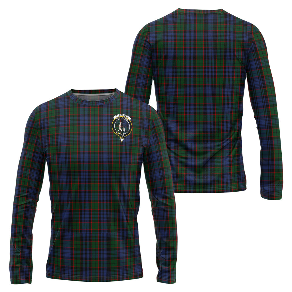 fletcher-tartan-long-sleeve-t-shirt-with-family-crest