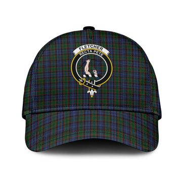 Fletcher Tartan Classic Cap with Family Crest