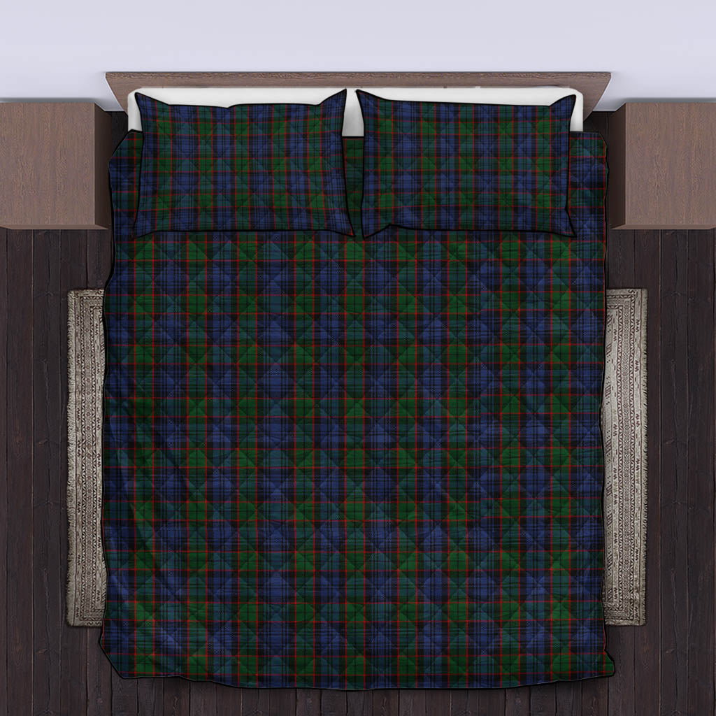 Fletcher Tartan Quilt Bed Set King - Tartan Vibes Clothing