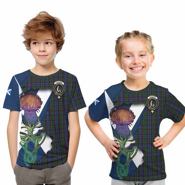 Fletcher Tartan Family Crest Kid T-Shirt Scottish Thistle Celtic Inspired Youth XL Size14 - Tartan Vibes Clothing