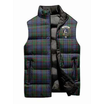 Fletcher Tartan Sleeveless Puffer Jacket with Family Crest