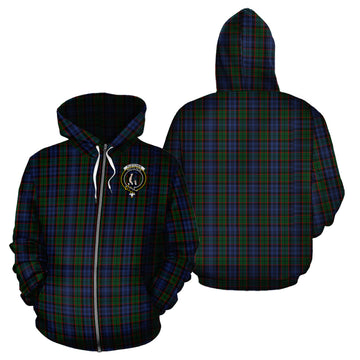 Fletcher Tartan Hoodie with Family Crest