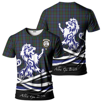 Fletcher Tartan T-Shirt with Alba Gu Brath Regal Lion Emblem