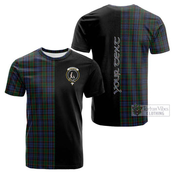 Fletcher Tartan Cotton T-shirt with Family Crest and Half Of Me Style