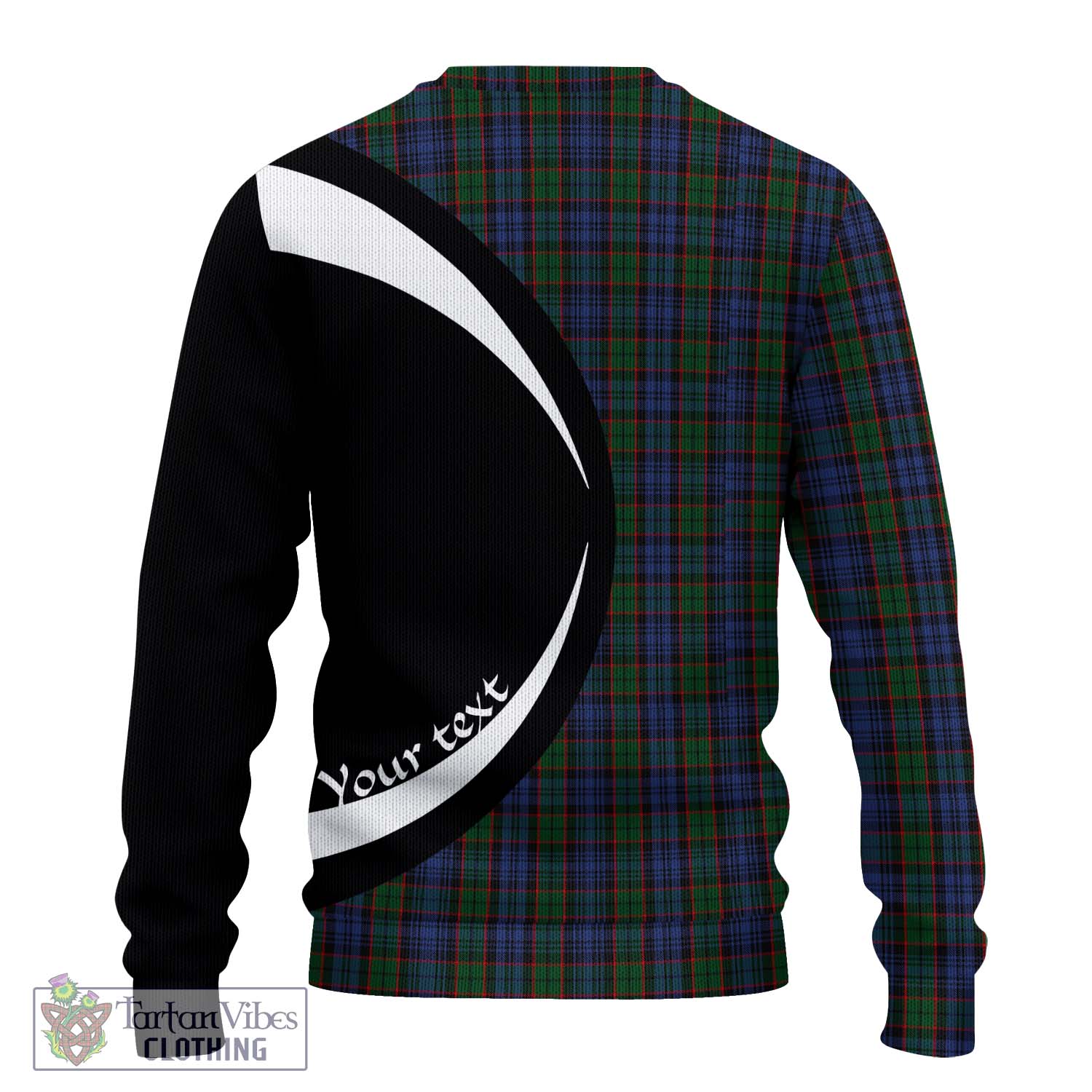 Fletcher Tartan Ugly Sweater with Family Crest Circle Style - Tartan Vibes Clothing