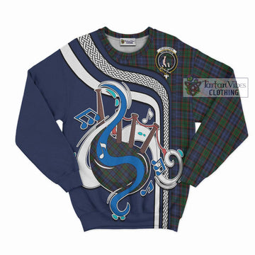 Fletcher Tartan Sweatshirt with Epic Bagpipe Style