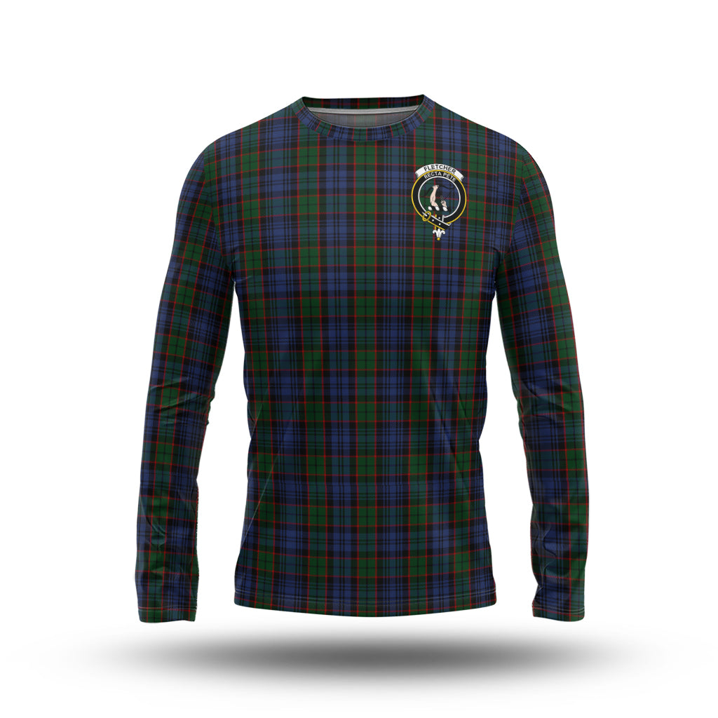 fletcher-tartan-long-sleeve-t-shirt-with-family-crest