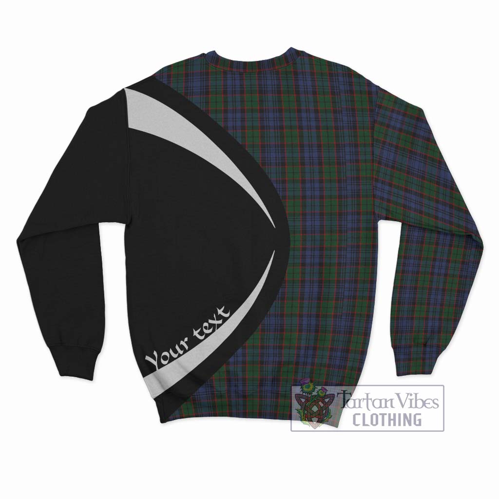 Tartan Vibes Clothing Fletcher Tartan Sweatshirt with Family Crest Circle Style