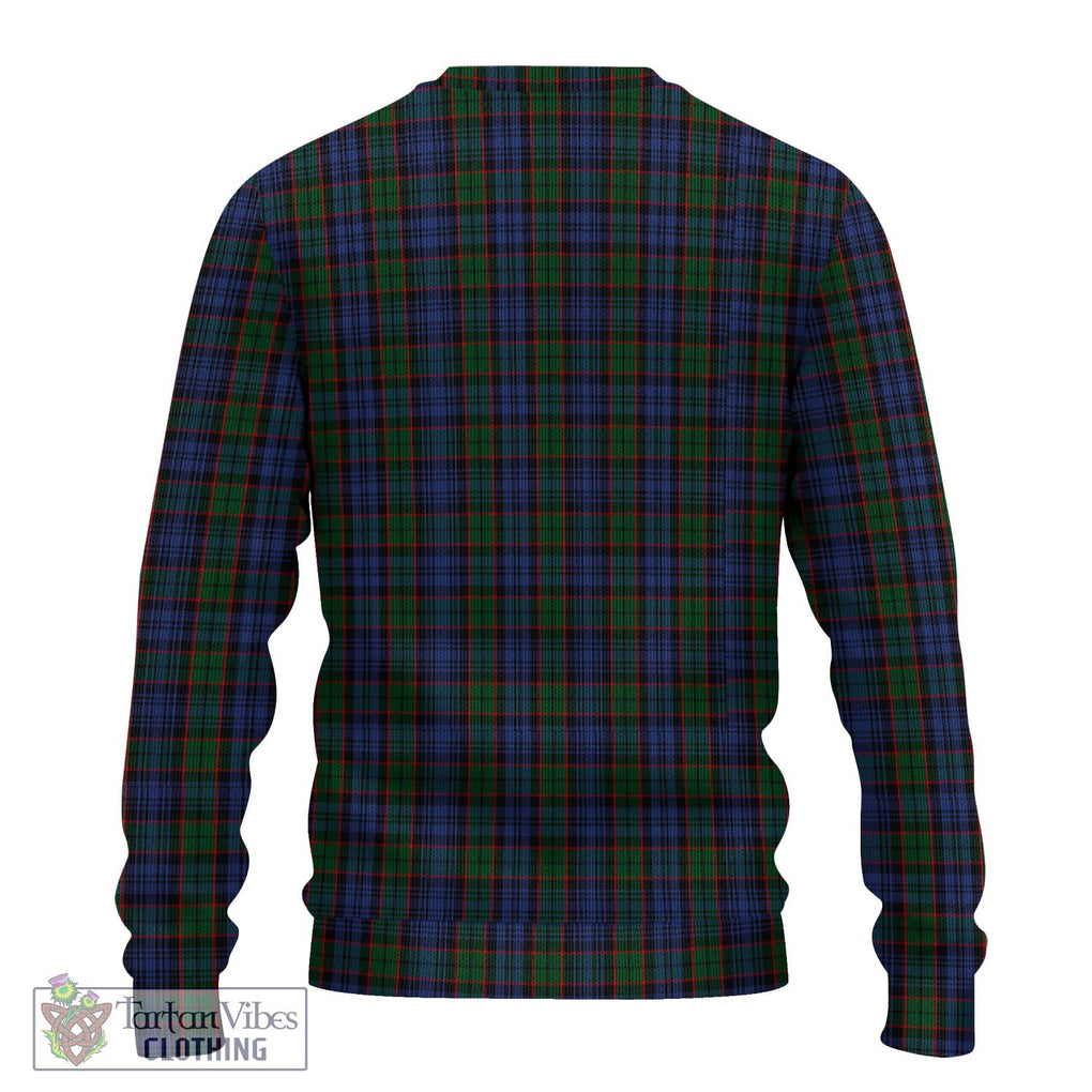 Fletcher Tartan Knitted Sweater with Family Crest DNA In Me Style - Tartanvibesclothing Shop