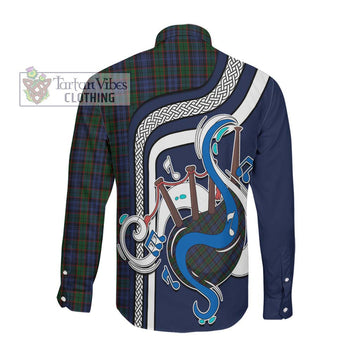 Fletcher Tartan Long Sleeve Button Shirt with Epic Bagpipe Style