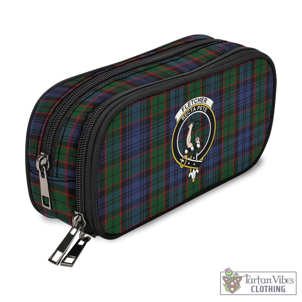 Tartan Vibes Clothing Fletcher Tartan Pen and Pencil Case with Family Crest