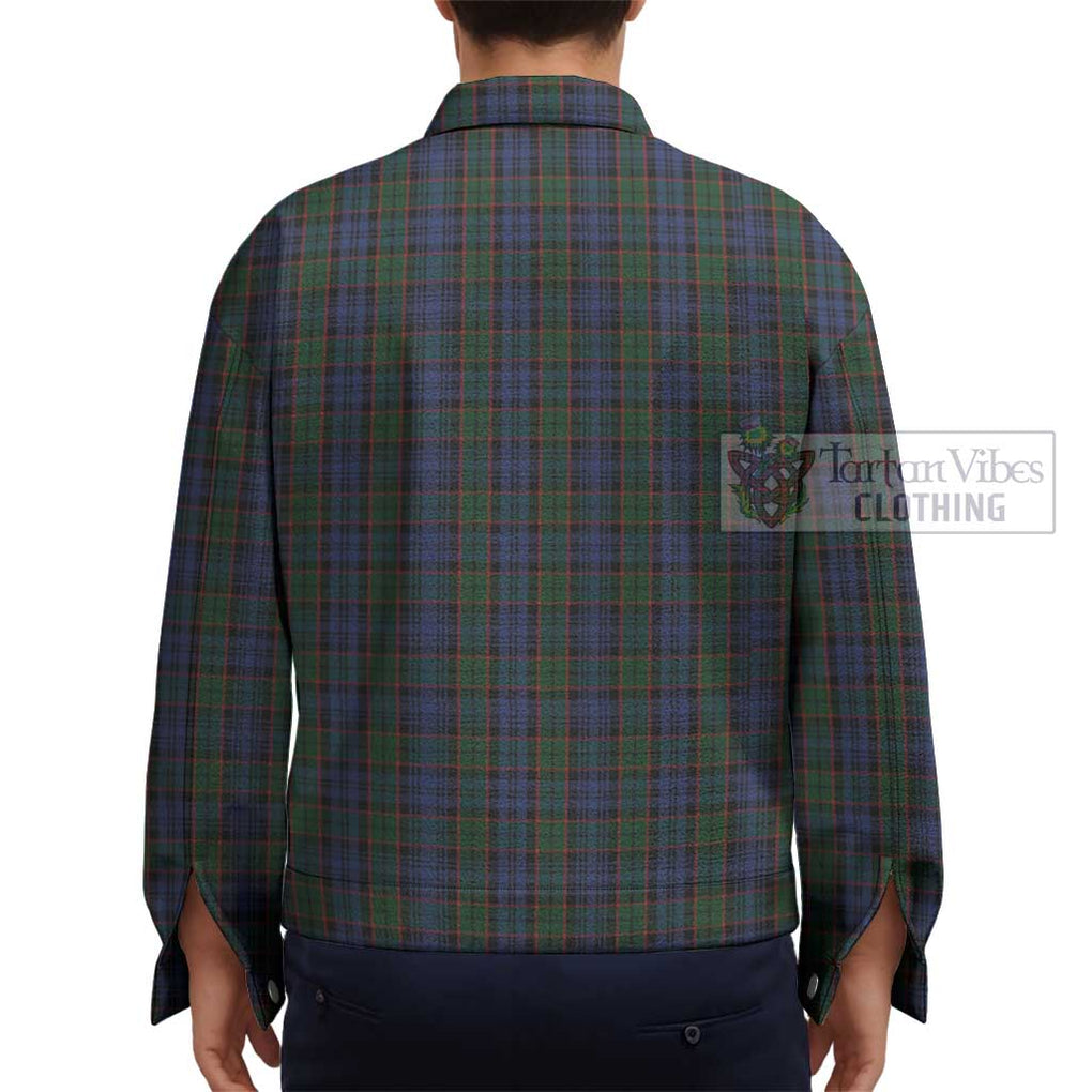 Fletcher Tartan Unisex Lapel Cotton Jacket - Tartan Vibes Clothing