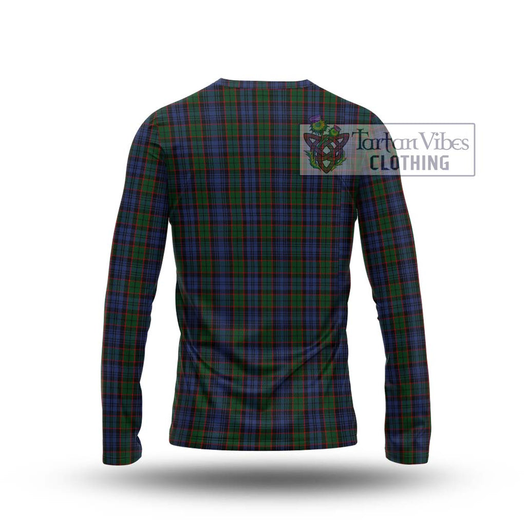 Fletcher Tartan Long Sleeve T-Shirt with Family Crest DNA In Me Style - Tartanvibesclothing Shop