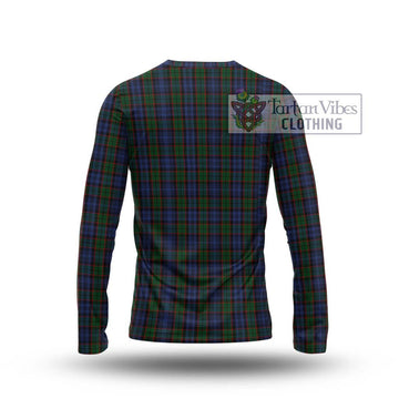 Fletcher Tartan Long Sleeve T-Shirt with Family Crest DNA In Me Style