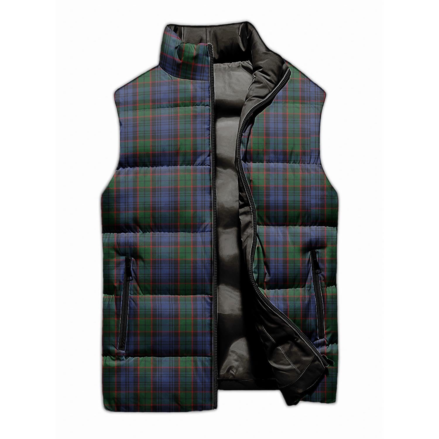 Fletcher Tartan Sleeveless Puffer Jacket - Tartanvibesclothing