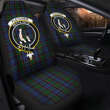 Fletcher Tartan Car Seat Cover with Family Crest - Tartan Vibes Clothing