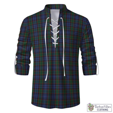 Fletcher Tartan Men's Scottish Traditional Jacobite Ghillie Kilt Shirt