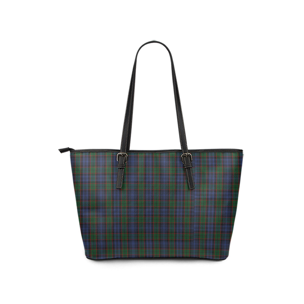 Fletcher Tartan Leather Tote Bag - Tartan Vibes Clothing