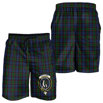 Fletcher Tartan Mens Shorts with Family Crest