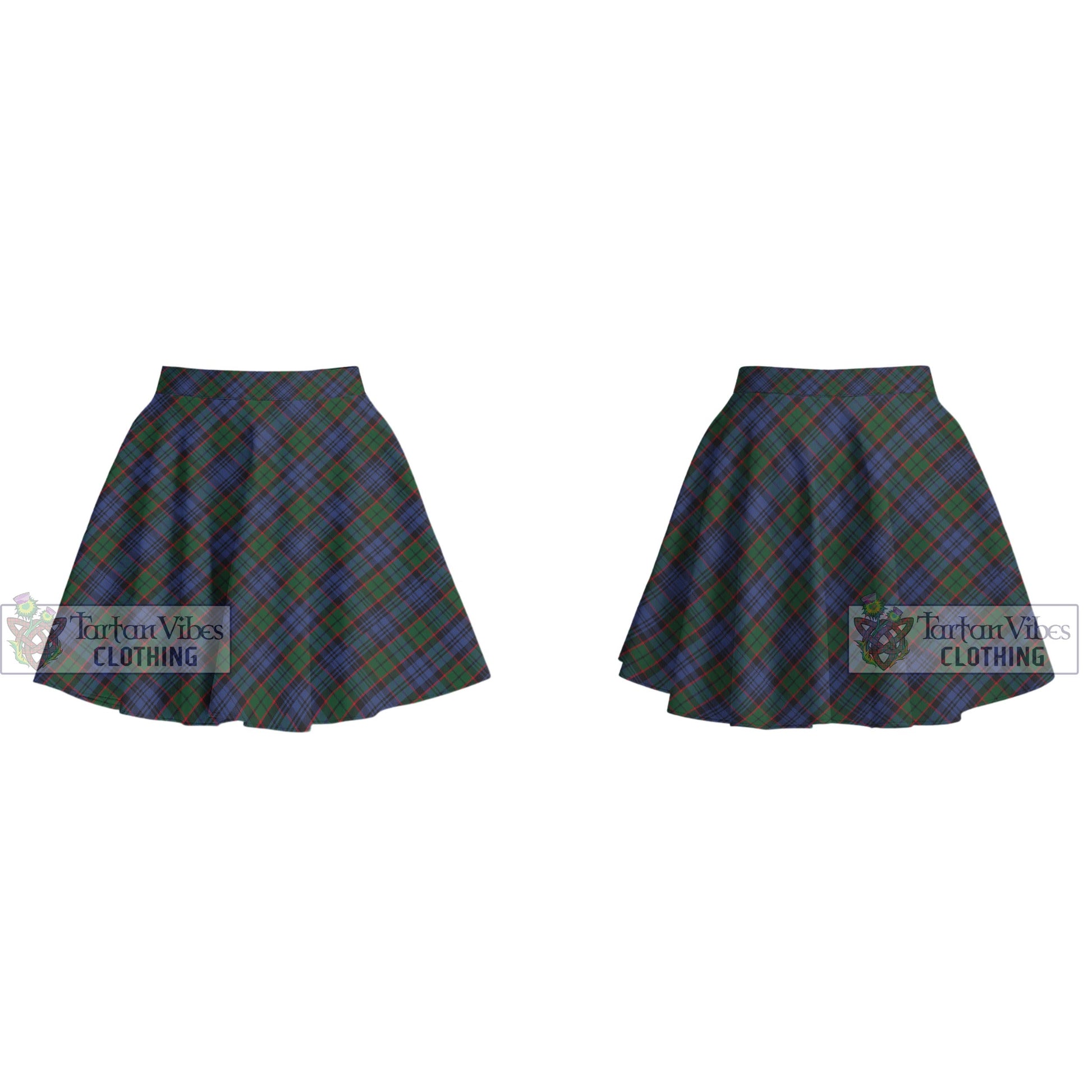 Tartan Vibes Clothing Fletcher Tartan Women's Plated Mini Skirt