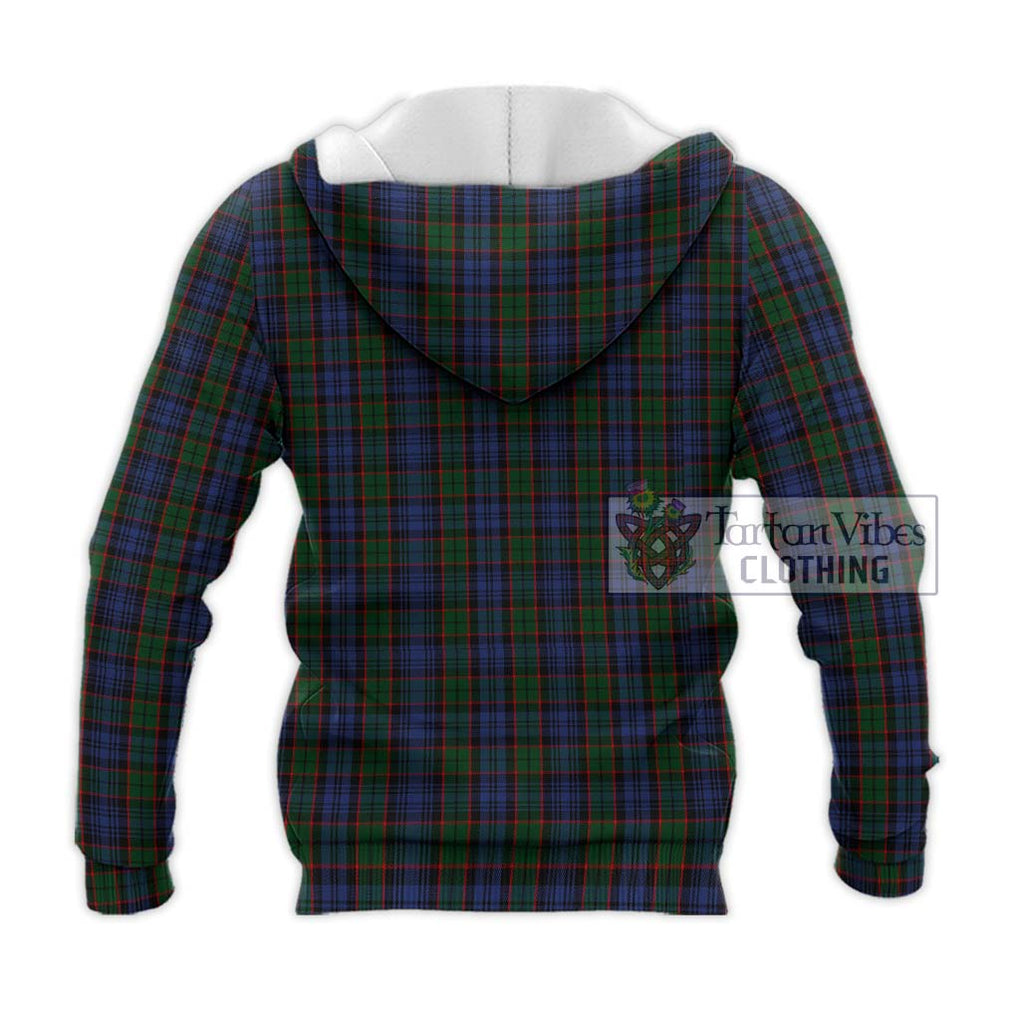 Fletcher Tartan Knitted Hoodie with Family Crest DNA In Me Style - Tartanvibesclothing Shop