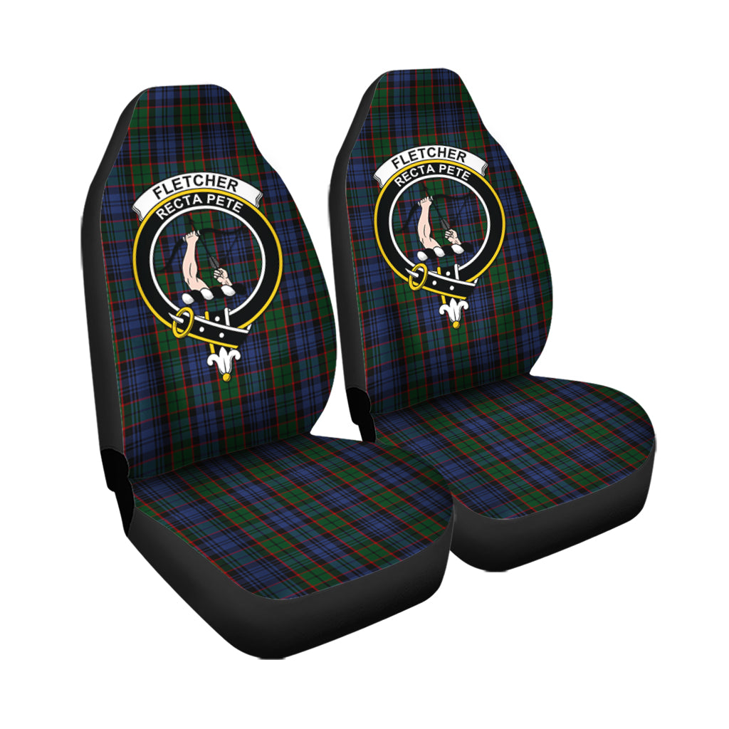 Fletcher Tartan Car Seat Cover with Family Crest - Tartan Vibes Clothing