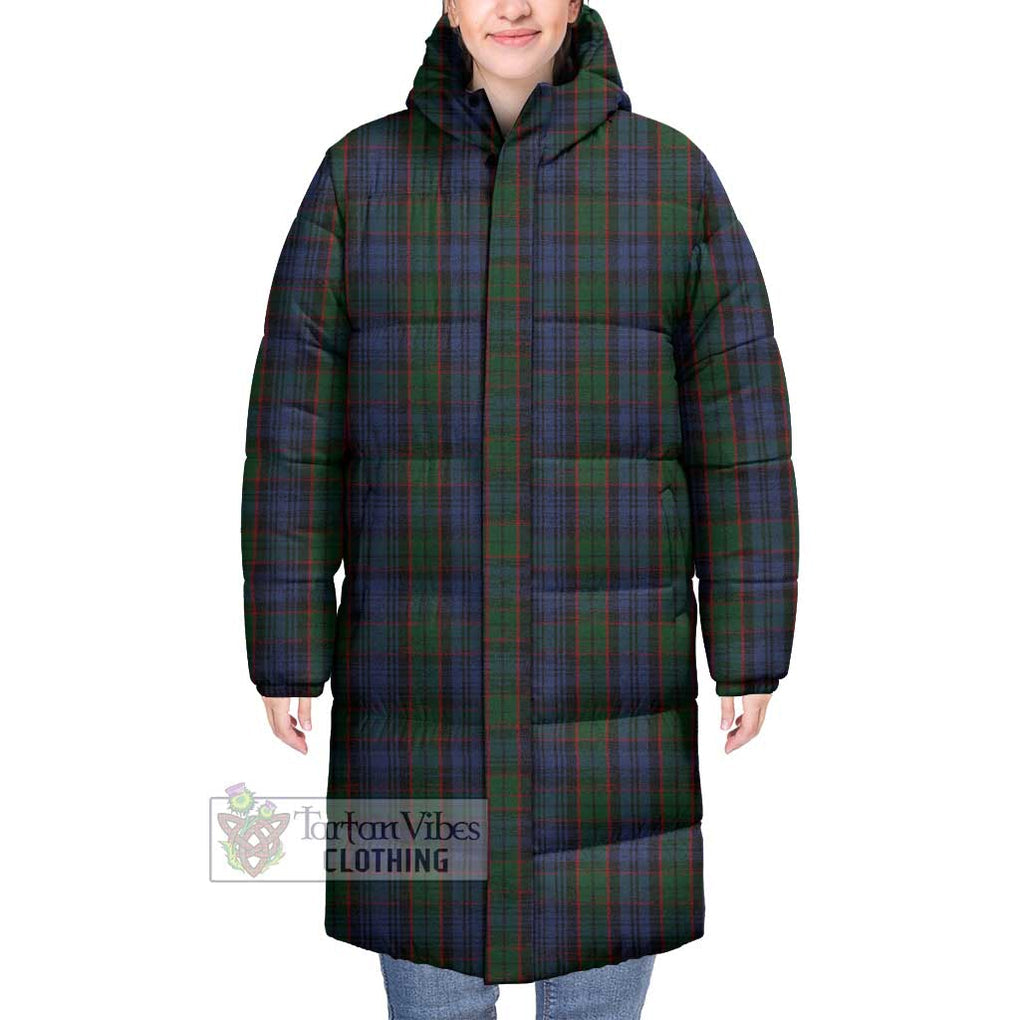 Tartan Vibes Clothing Fletcher Tartan Long Down Jacket