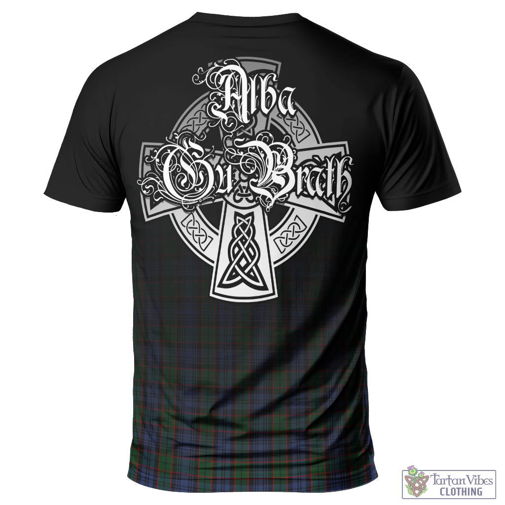 Tartan Vibes Clothing Fletcher Tartan T-Shirt Featuring Alba Gu Brath Family Crest Celtic Inspired