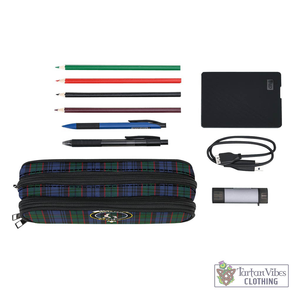 Tartan Vibes Clothing Fletcher Tartan Pen and Pencil Case with Family Crest