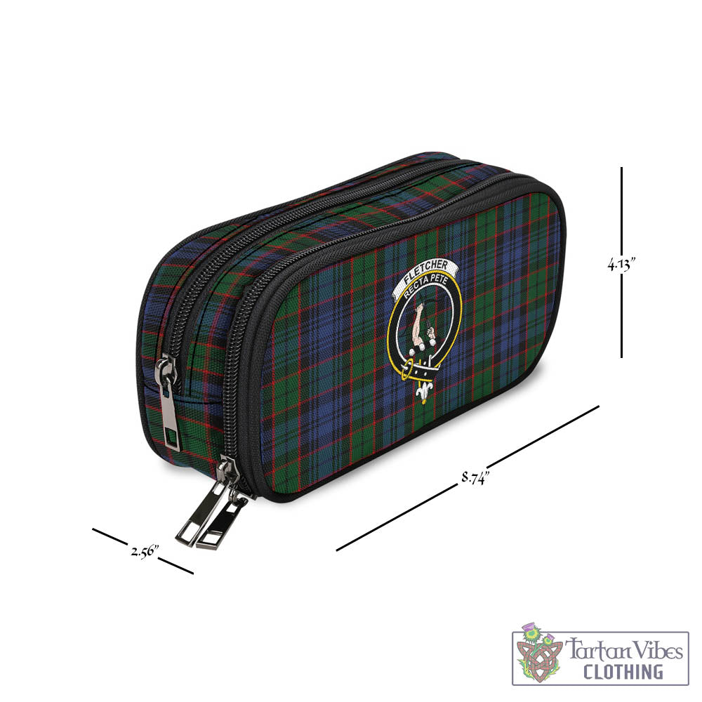 Tartan Vibes Clothing Fletcher Tartan Pen and Pencil Case with Family Crest