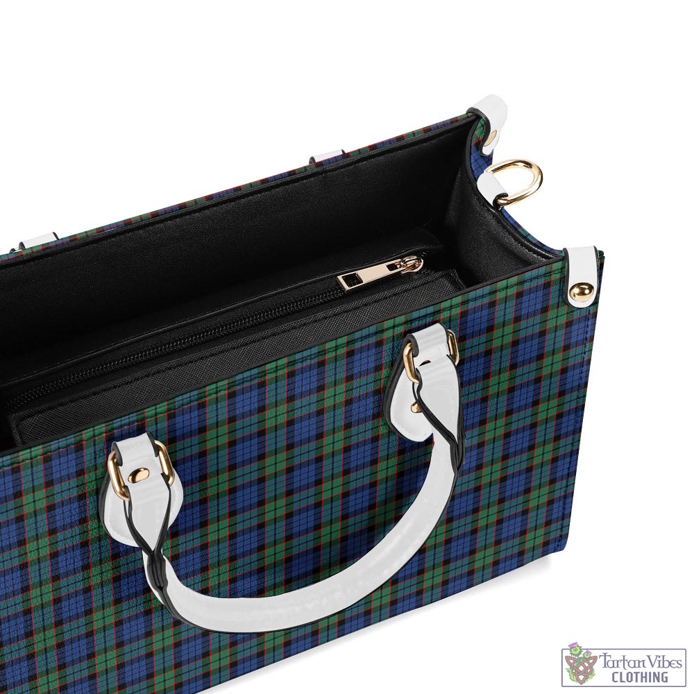 Tartan Vibes Clothing Fletcher Ancient Tartan Luxury Leather Handbags