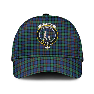 Fletcher Ancient Tartan Classic Cap with Family Crest