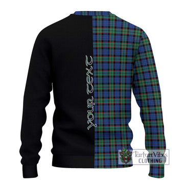 Fletcher Ancient Tartan Ugly Sweater with Family Crest and Half Of Me Style